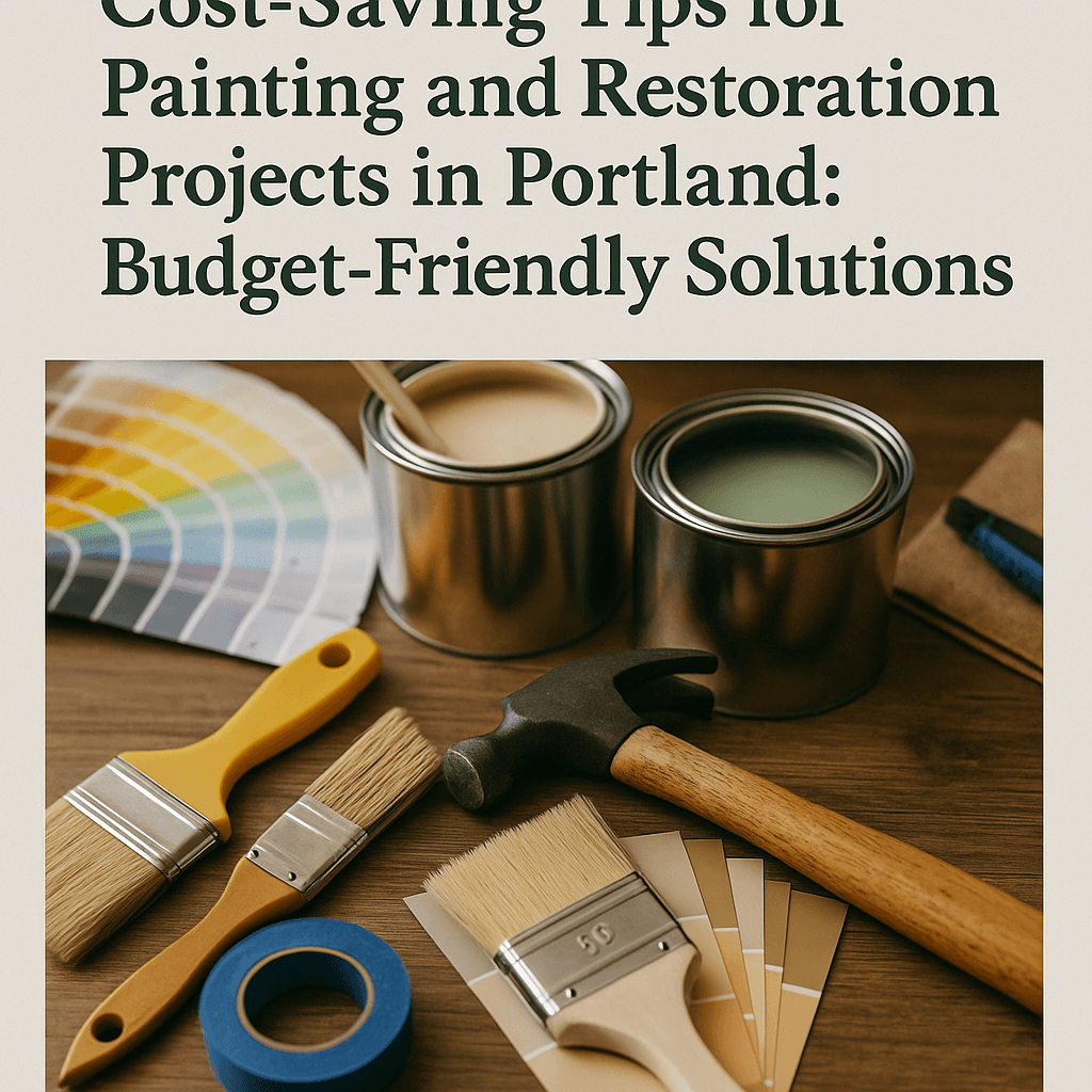 Cost-Saving Tips for Painting and Restoration Projects in Portland: Budget-Friendly Solutions
